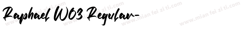Raphael W03 Regular字体转换